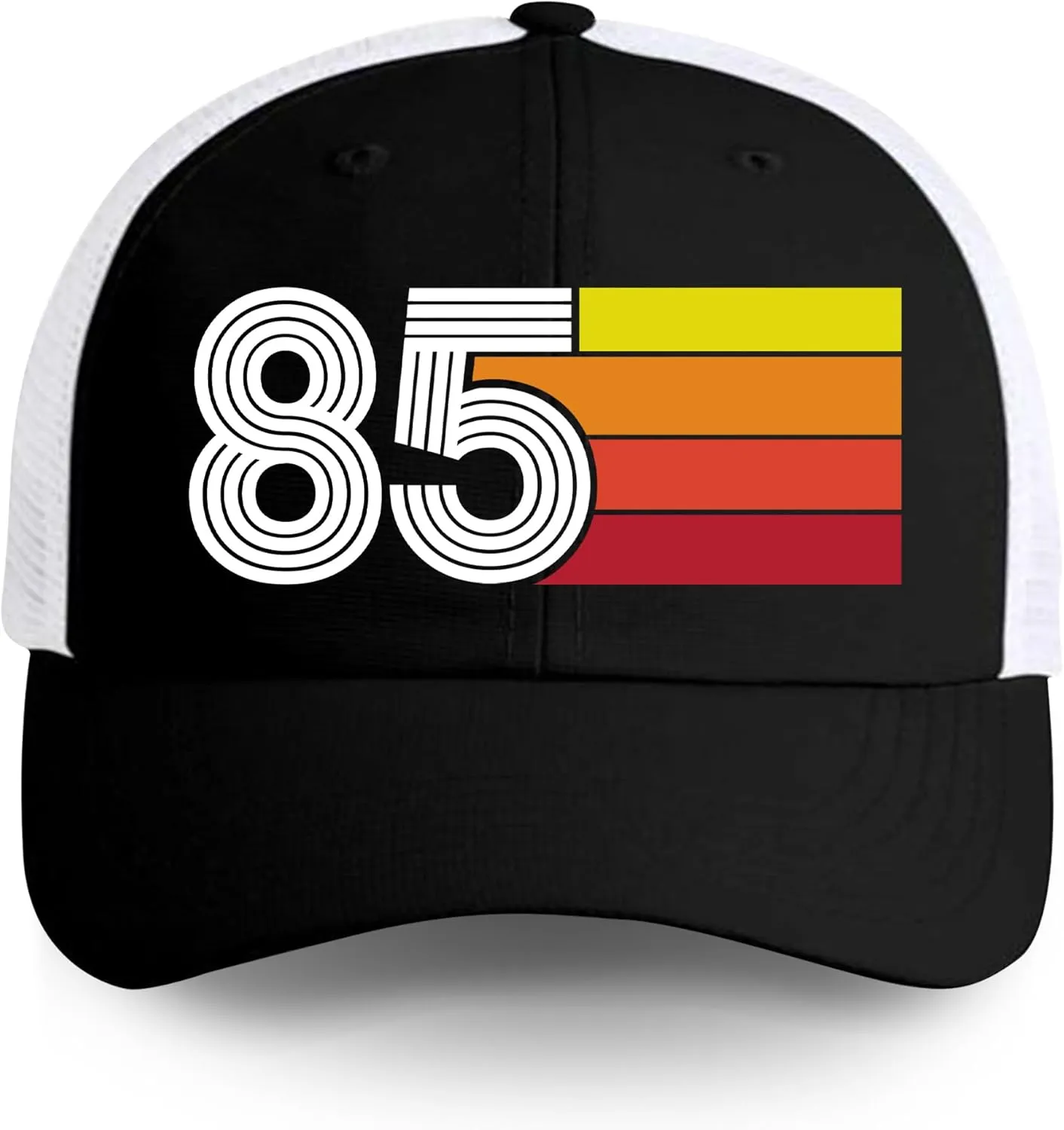 40th Birthday Gifts - 40th Birthday Gifts for Men Women - 1985 Birthday Decorations for Men Women - 40 Years Old Gifts Retro Trucker Hat Black