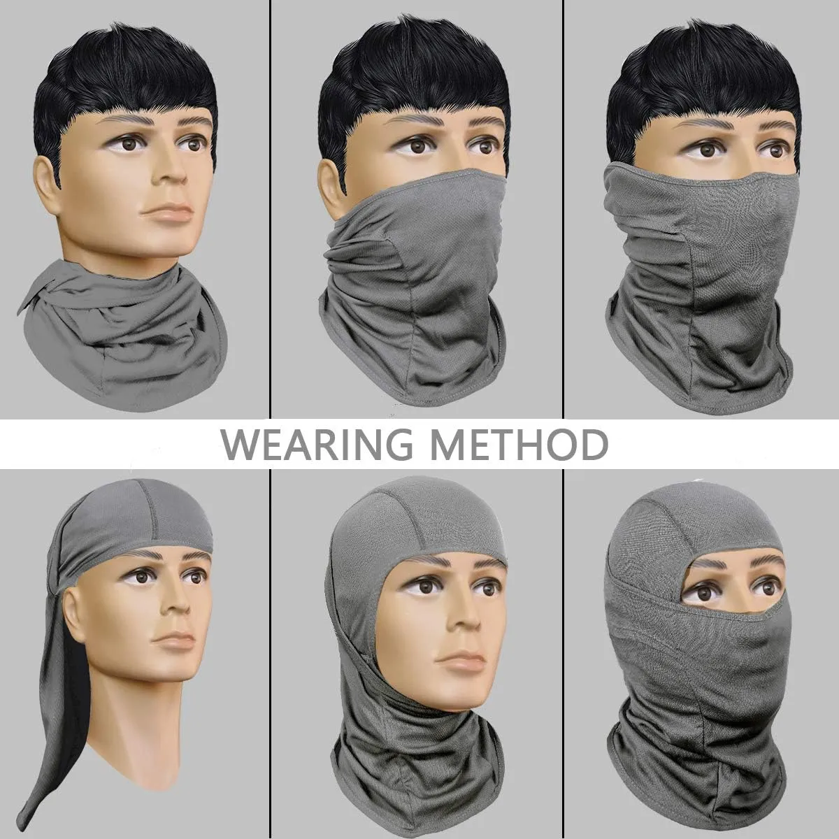 Achiou Ski Mask for Men Women, Balaclava Face Cover, Shiesty Mask UV Protector Lightweight for Motorcycle Snowboard