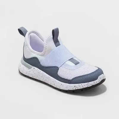 All In Motion Kids Slip-On Casual Sneakers Non-Marking Sole Stretchy Band