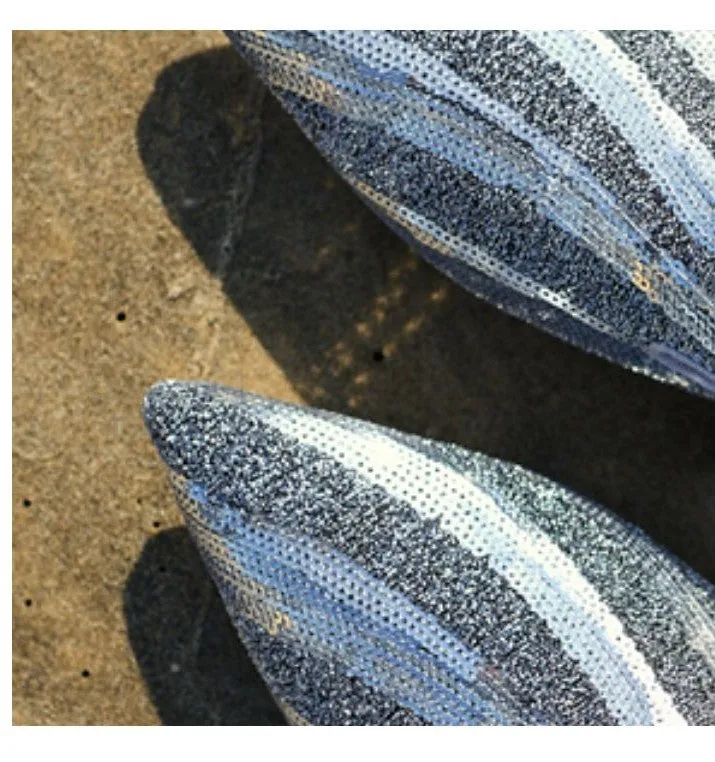 B-FEI original design glitter geometry French half drag mules -lILY