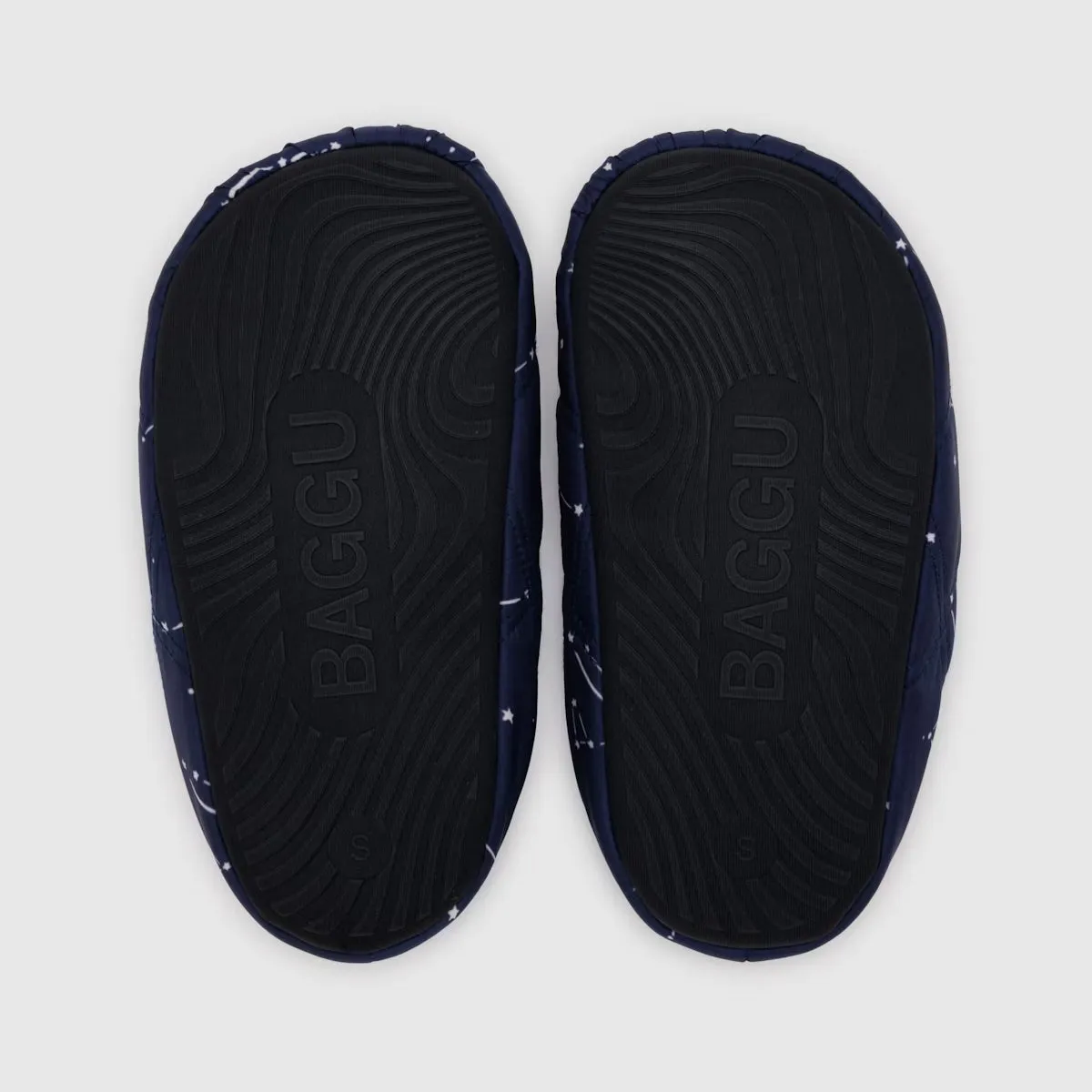 Baggu Puffy Slippers in Constellation Midnight
