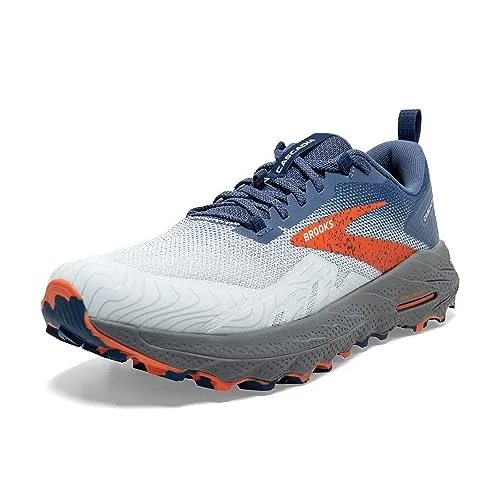 Brooks Cascadia 17 Men's Trail Running Shoes, Victoria Blue/Black/Spring Bud