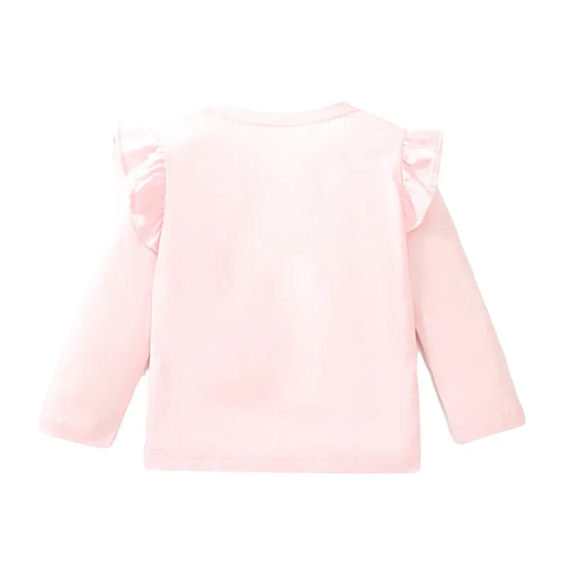 Cartoon Ballet Girls Design Cotton Tops for Kids