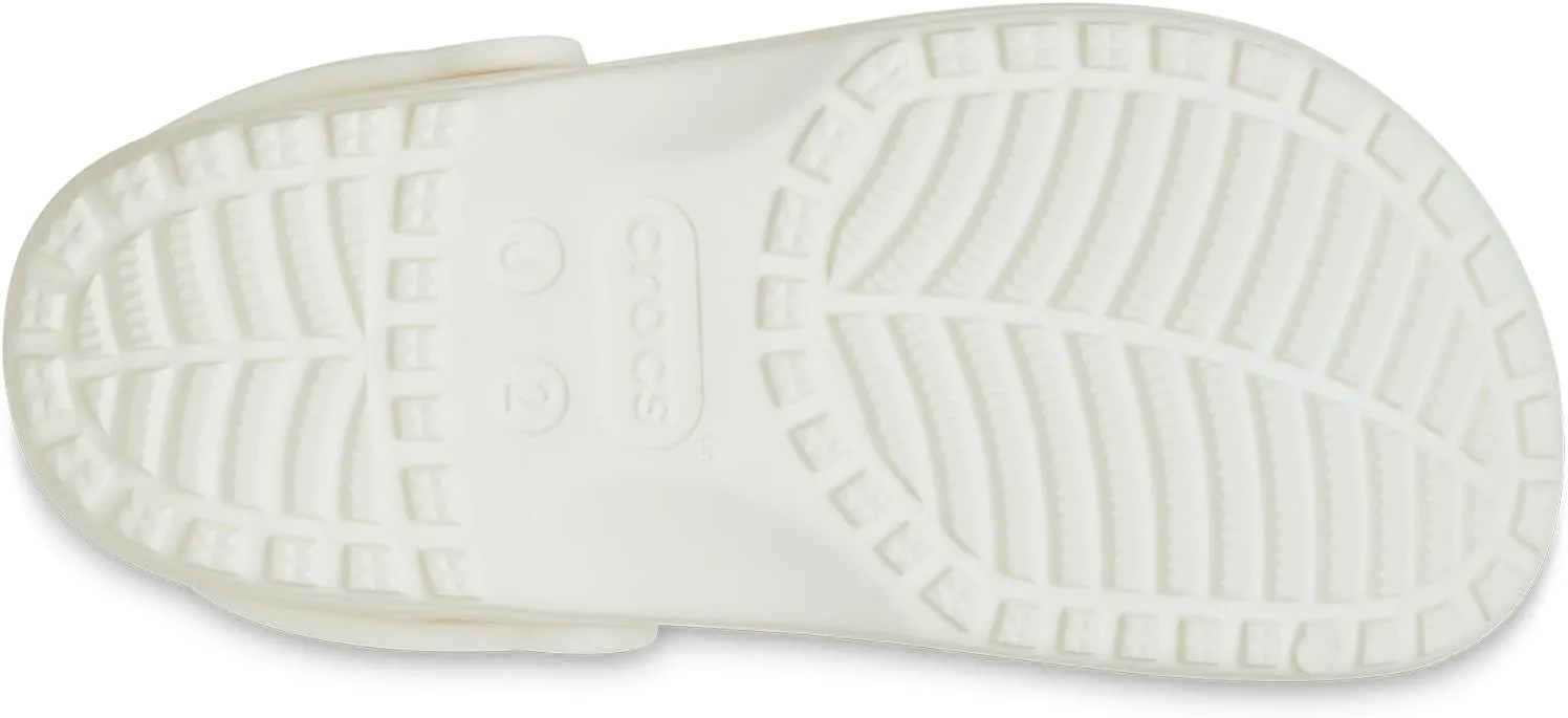 Crocs Unisex-Child Classic Clogs with Floral Cut Out Design (Little Big Kid)