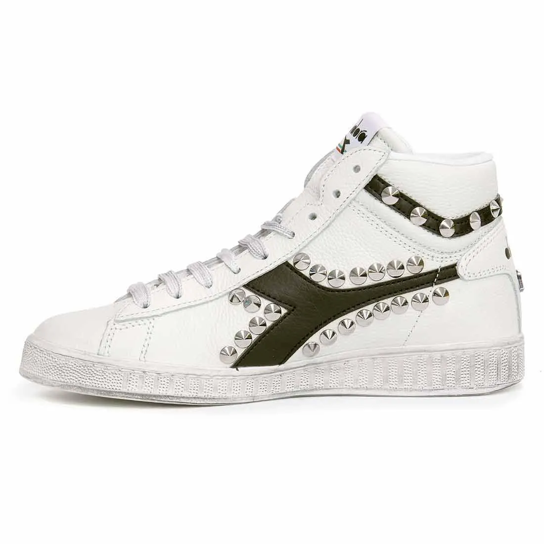 Diadora Game High Nere con Borchie a Cono - Scontate