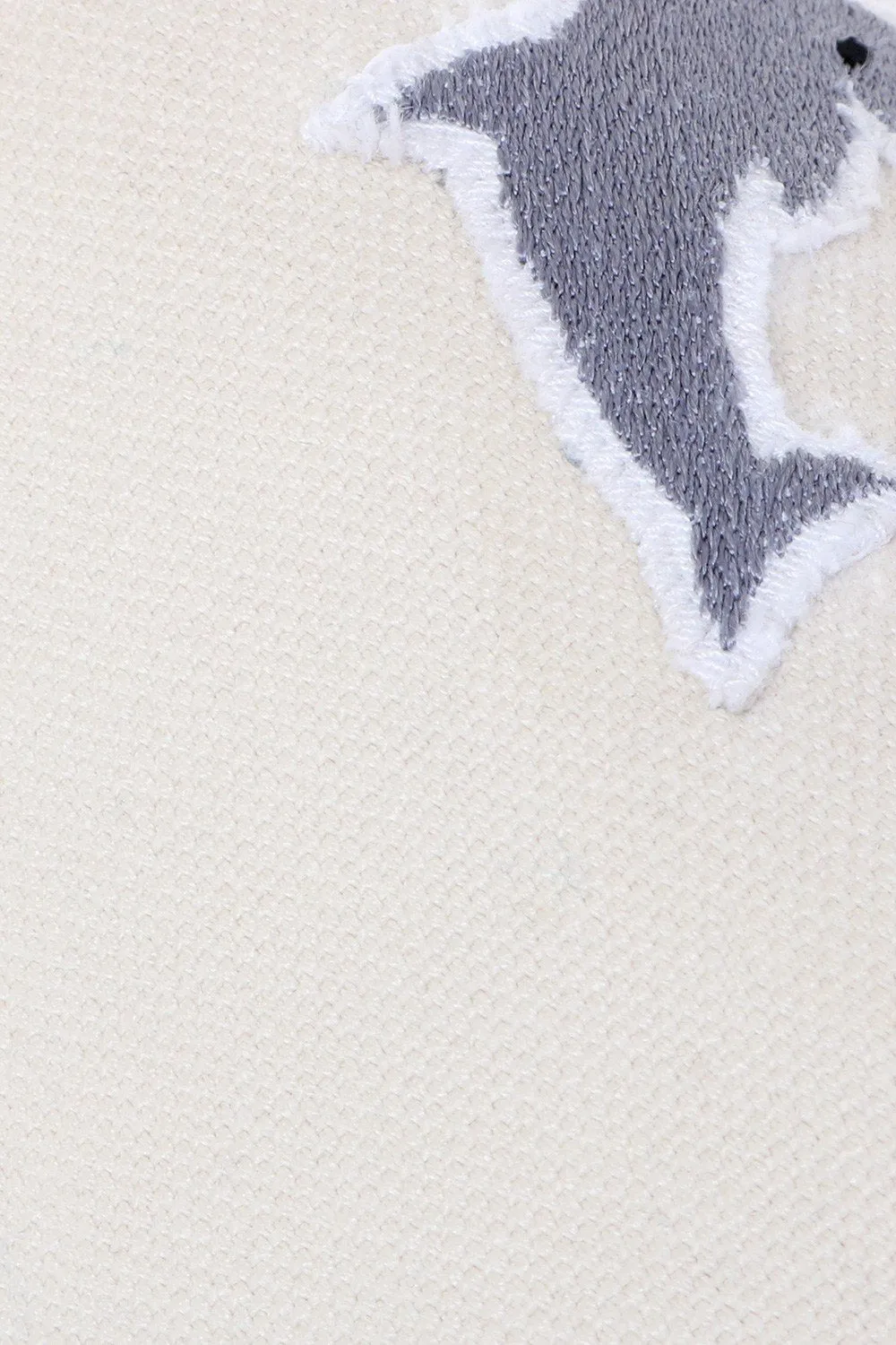 Dolphin Embroidered Espadrilles