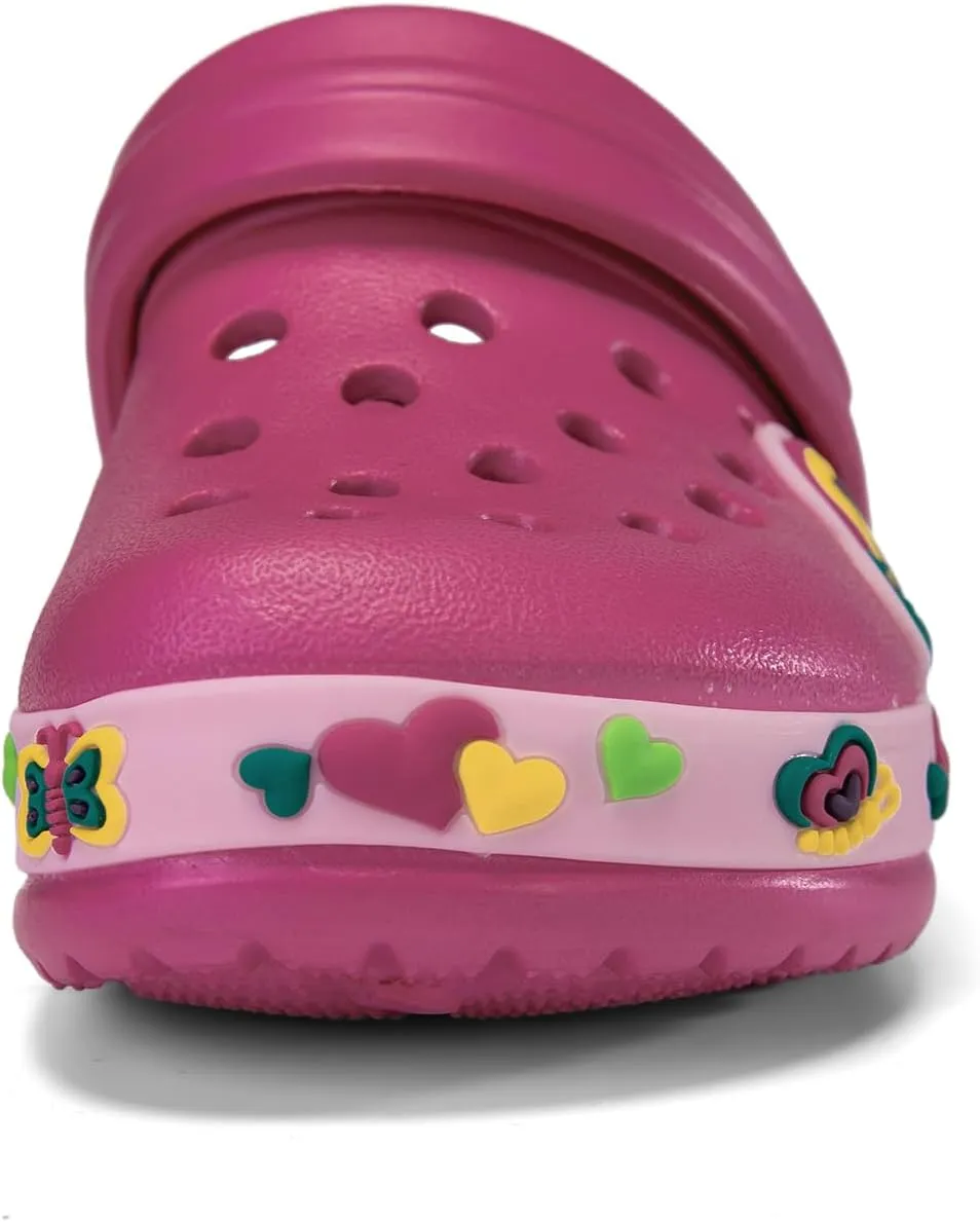Drecage Toddler Clogs Kids Clogs for Girls Boys Slip on Garden Clogs Slide Sandals Waterproof Beach Pool Shoes Slipper