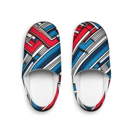 Geometric Patriot Men's Indoor Slippers