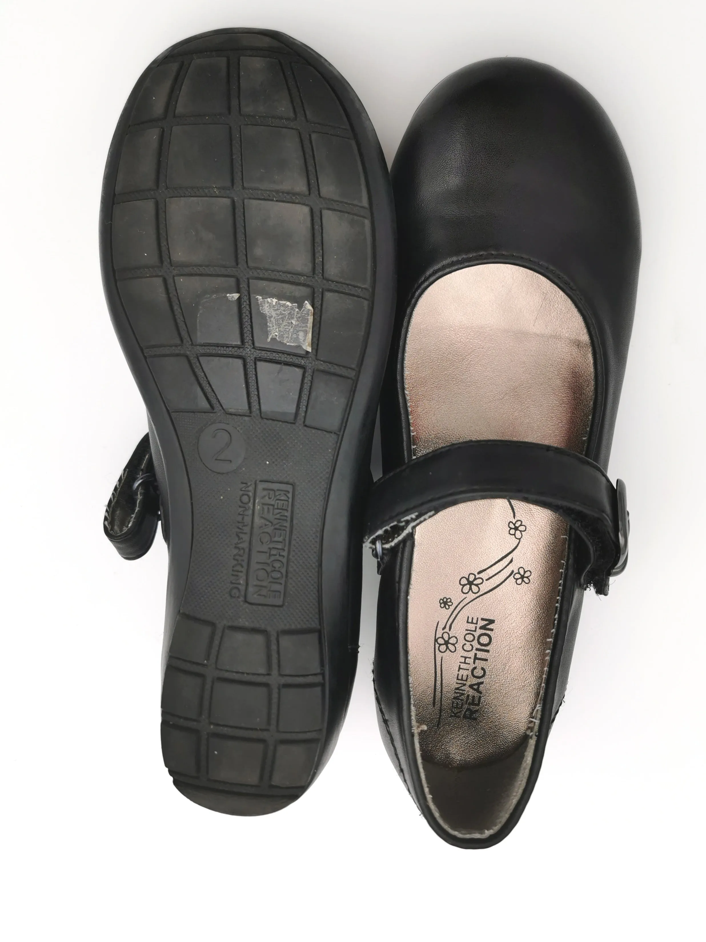 GIRL SIZE 2 YOUTH - KENNETH COLE, Mary Jane Ballet Shoes EUC B13