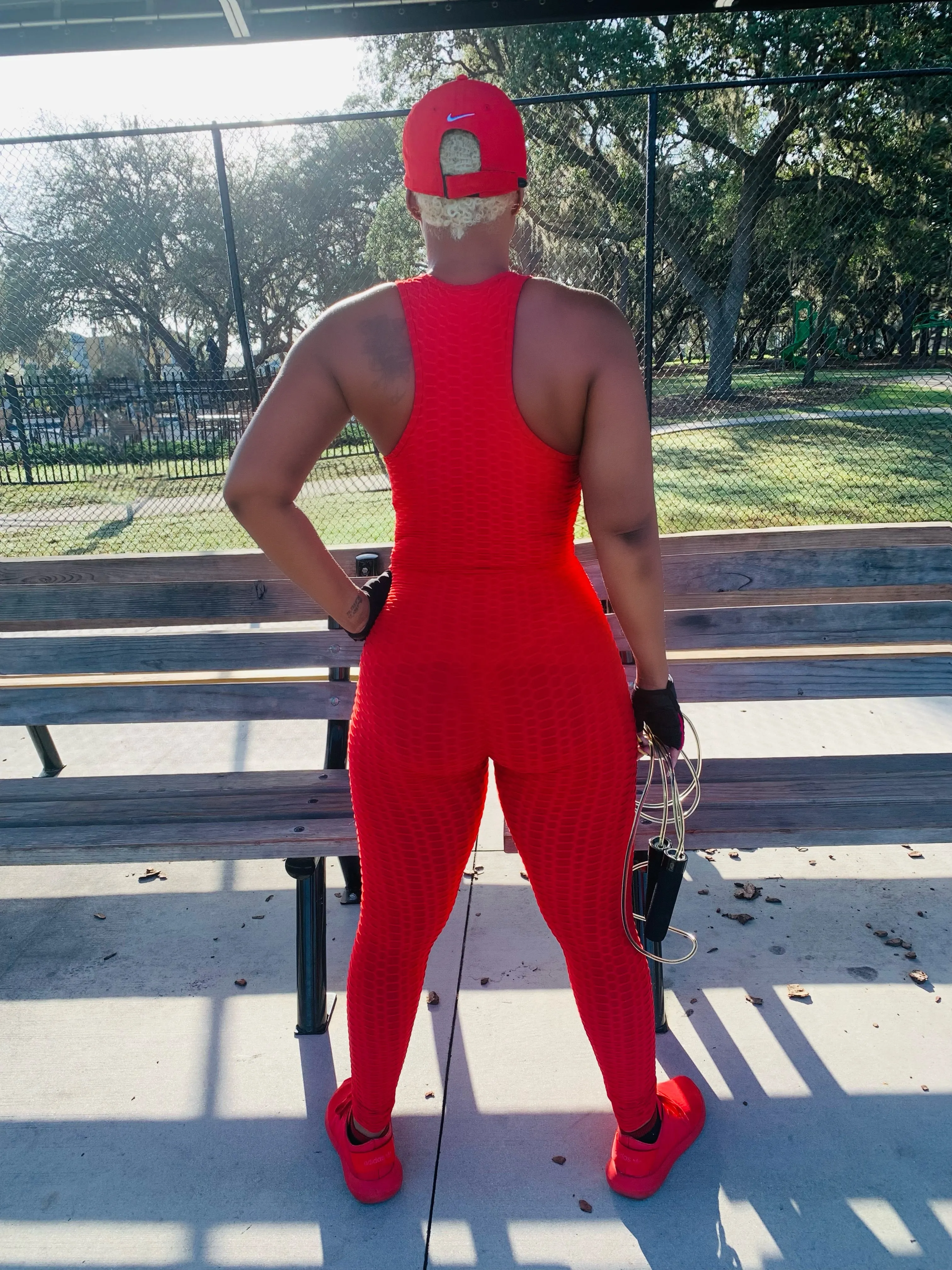 Gym Flow | Legging Set (Red)