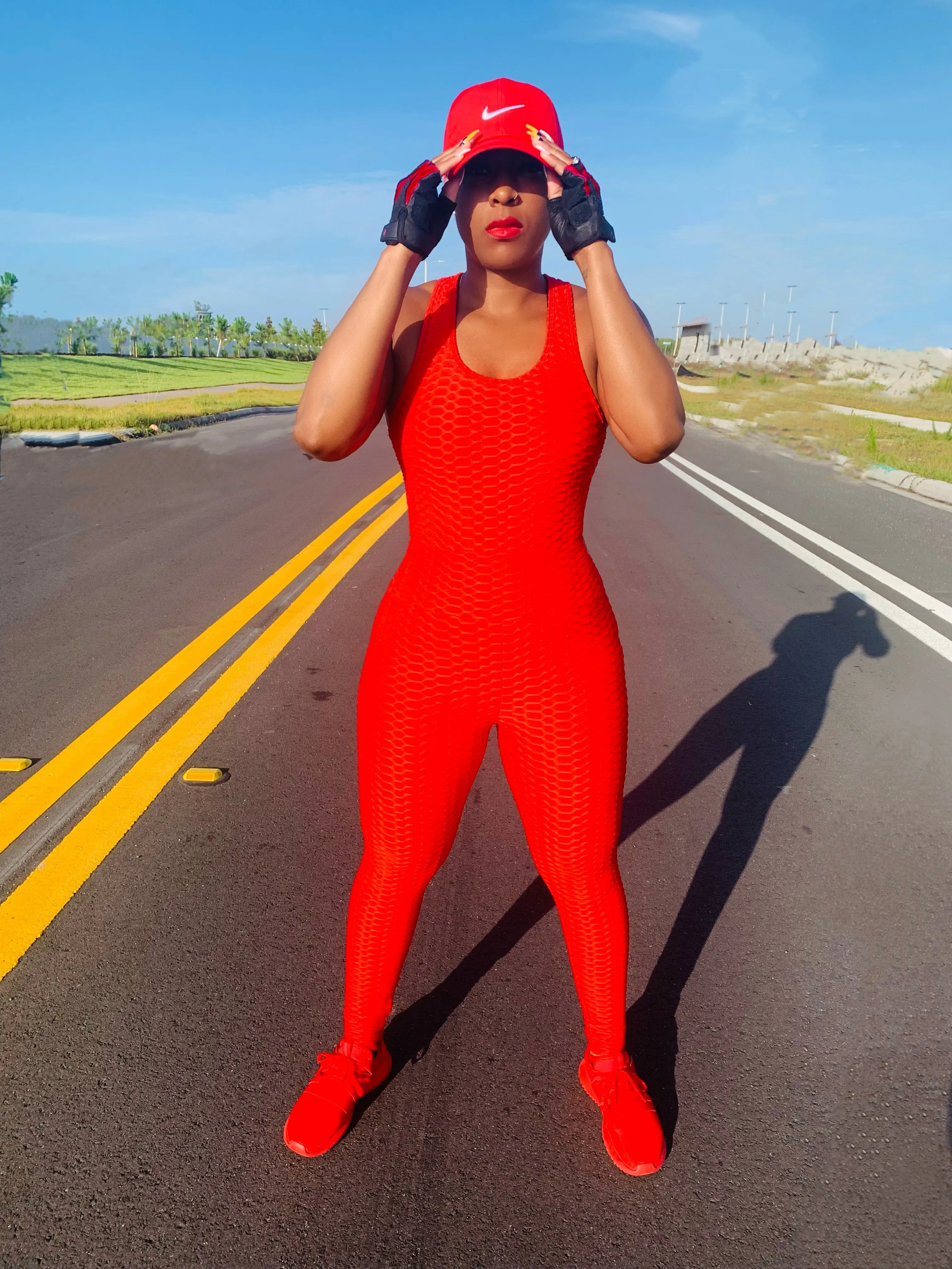 Gym Flow | Legging Set (Red)