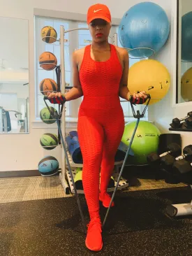 Gym Flow | Legging Set (Red)