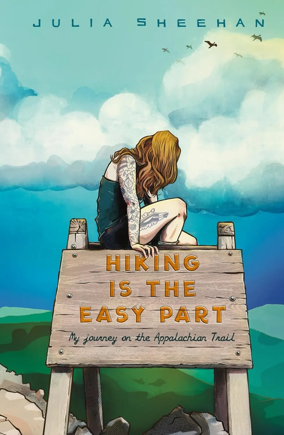 Hiking is the Easy Part: My Journey on the Appalachian Trail Hardcover  Large Print, May 16, 2025