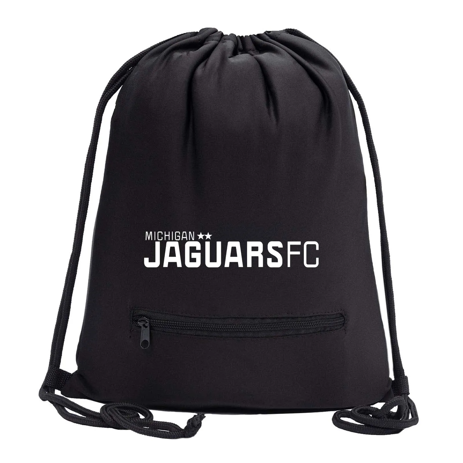 Jaguars Drawstring Bag w/ Zipper Pocket Printed