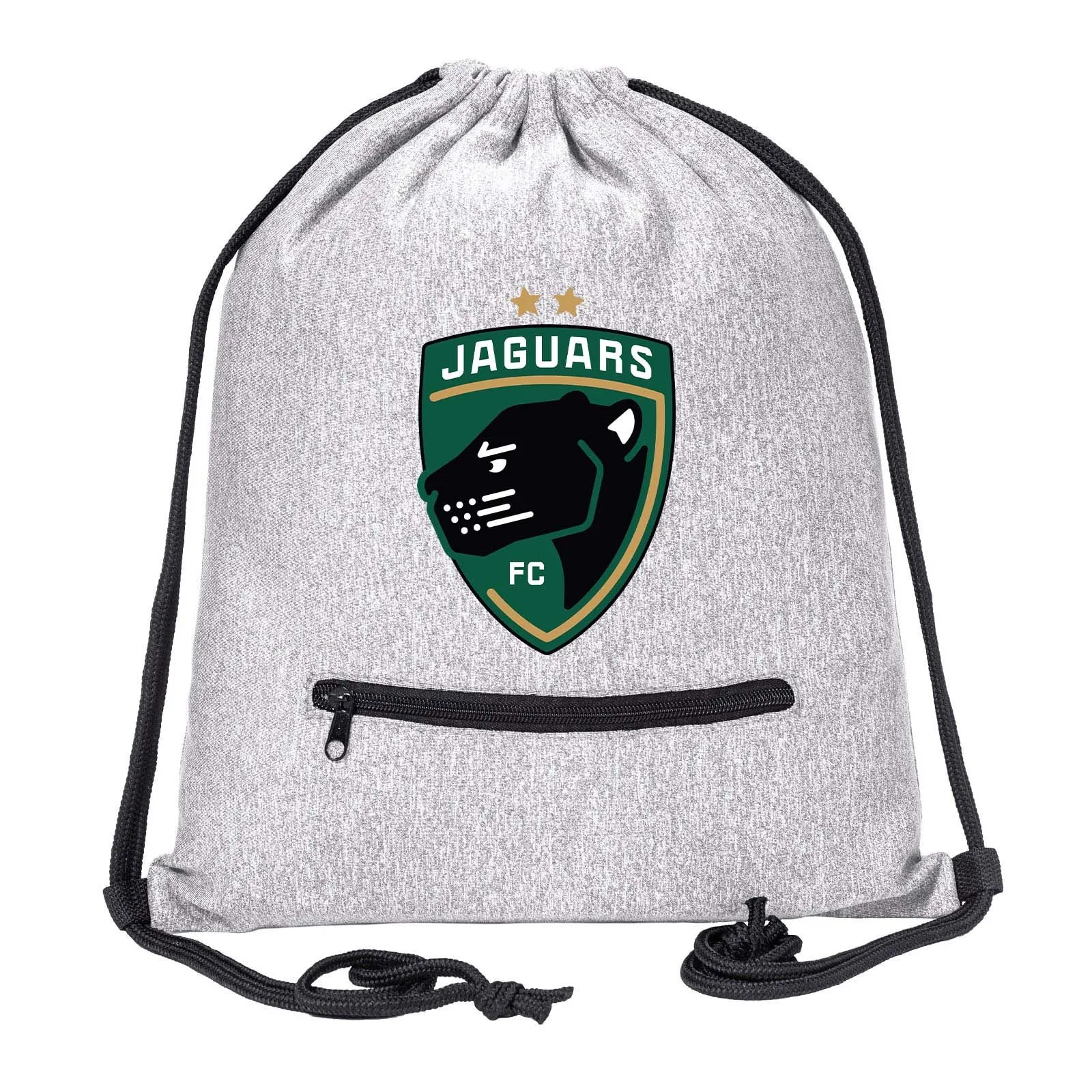 Jaguars Drawstring Bag w/ Zipper Pocket Printed
