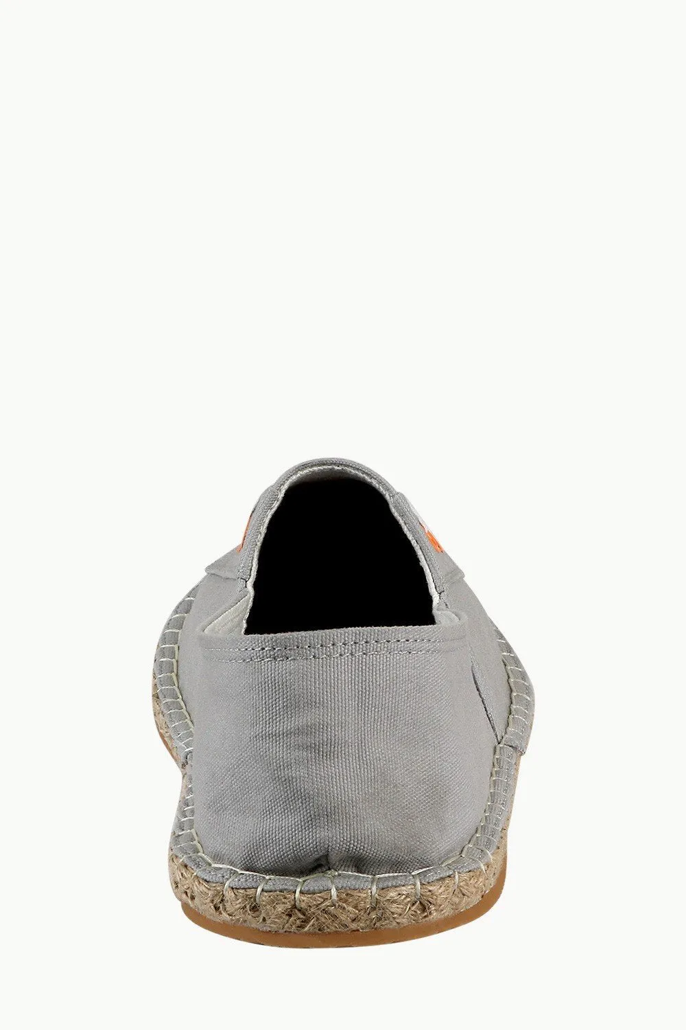 Mock Lace Up Grey Espadrilles