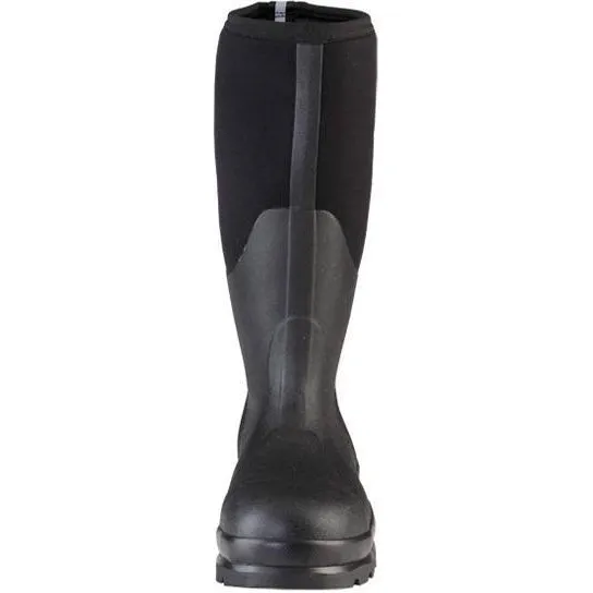 Muck Men's Chore 16" Steel Toe Waterproof Rubber Work Boot - Black - CHS-000A