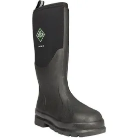 Muck Men's Chore 16" Steel Toe Waterproof Rubber Work Boot - Black - CHS-000A
