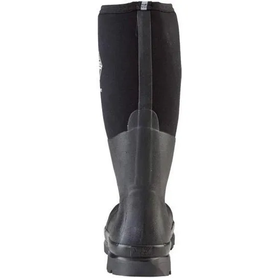Muck Men's Chore 16" Steel Toe Waterproof Rubber Work Boot - Black - CHS-000A