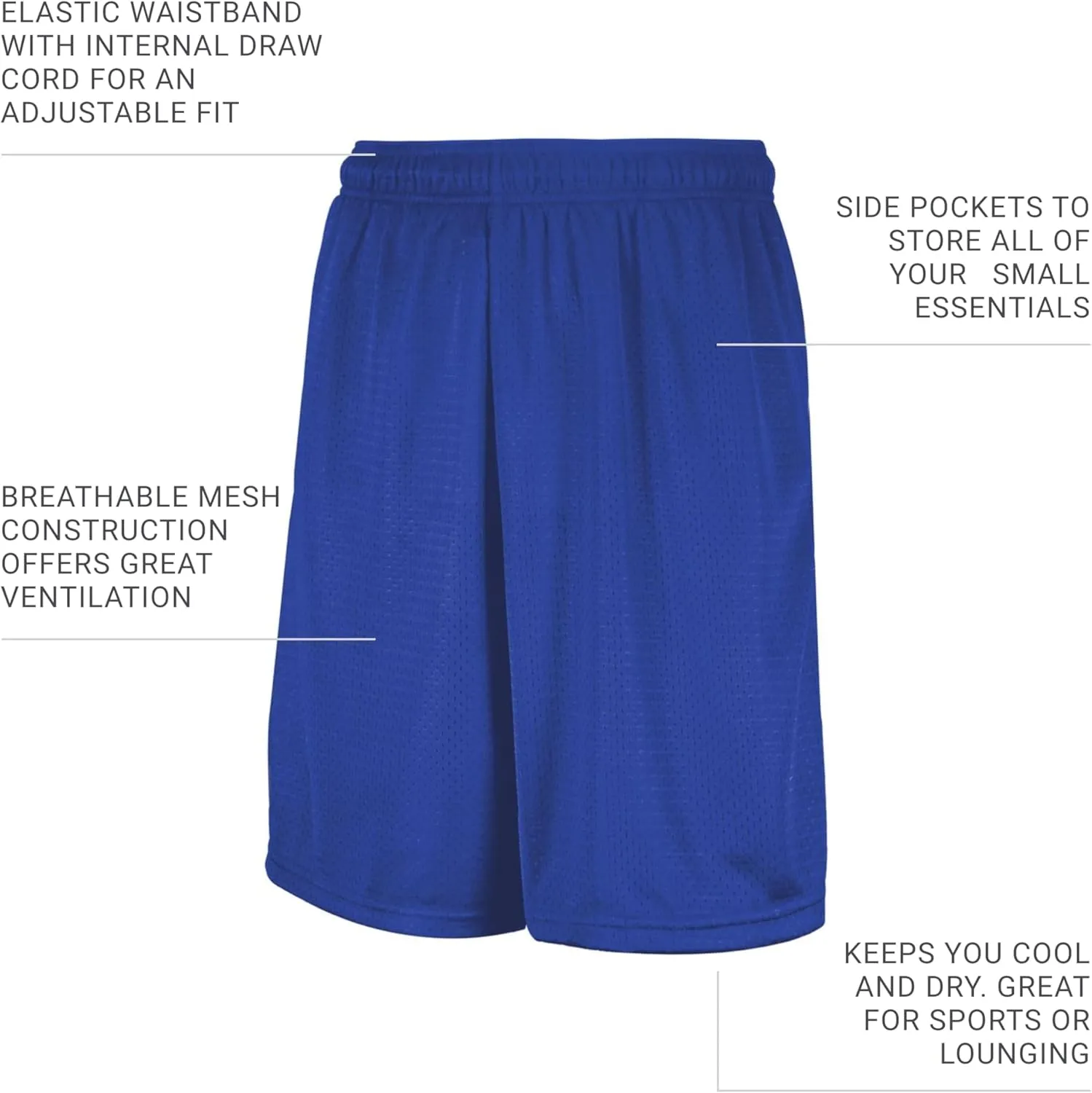 Russell Athletic Men's Mesh Pocket Short