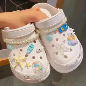 Simple Cartoon Ocean Clogs Accessories