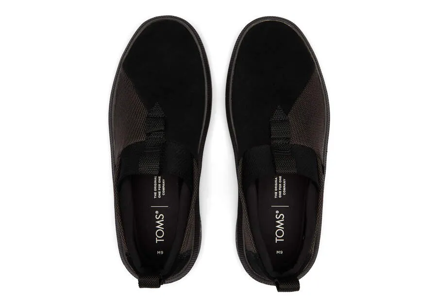 TOMS Mens Alpargata Rover Water Resistant Trainer - Black
