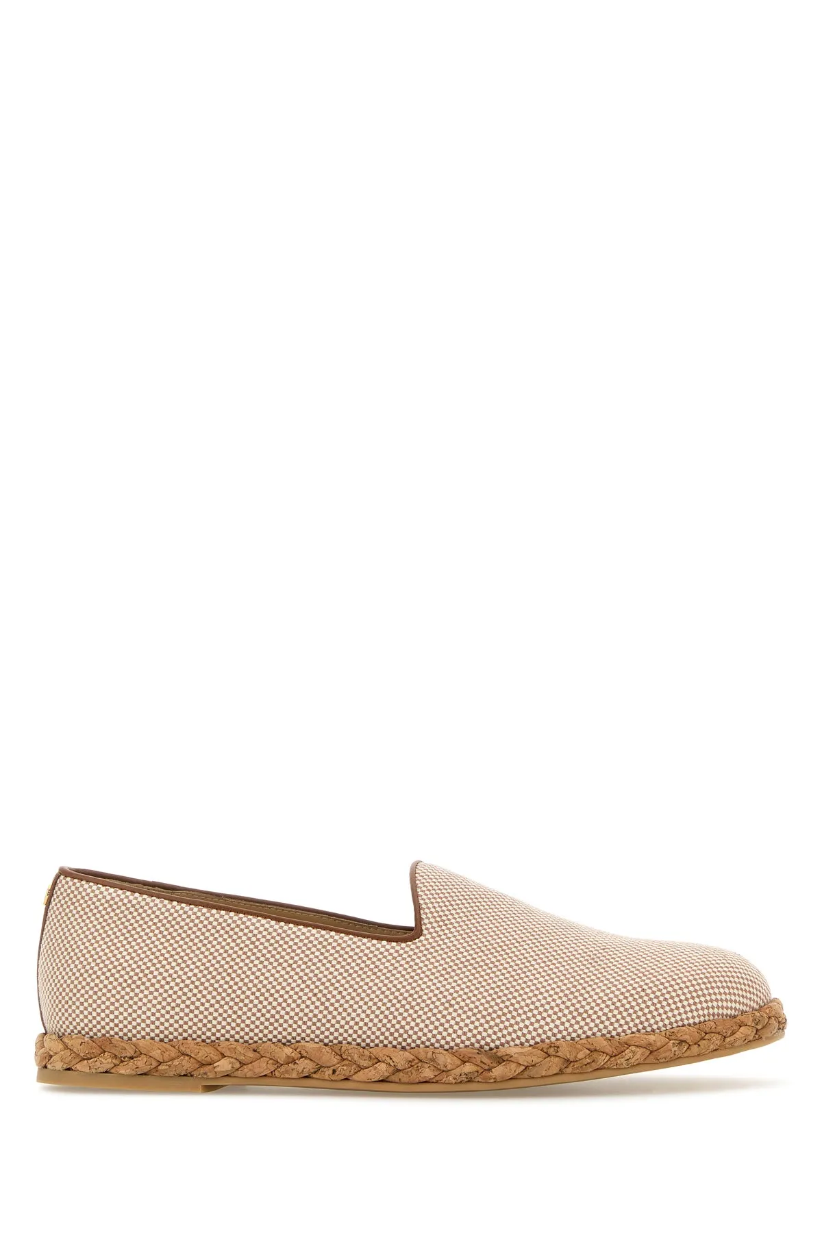 Two-tone canvas Logo Signature espadrilles