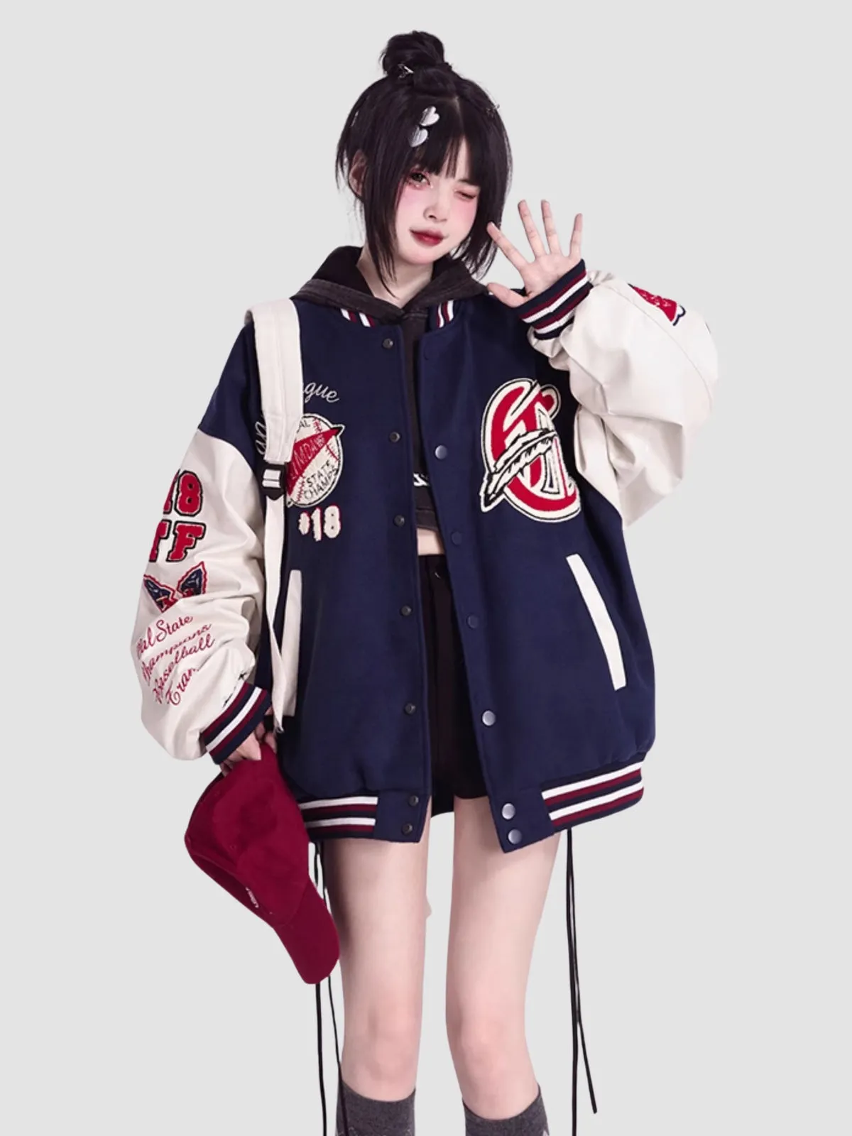 WLS American Street Baseball Cotton Jacket
